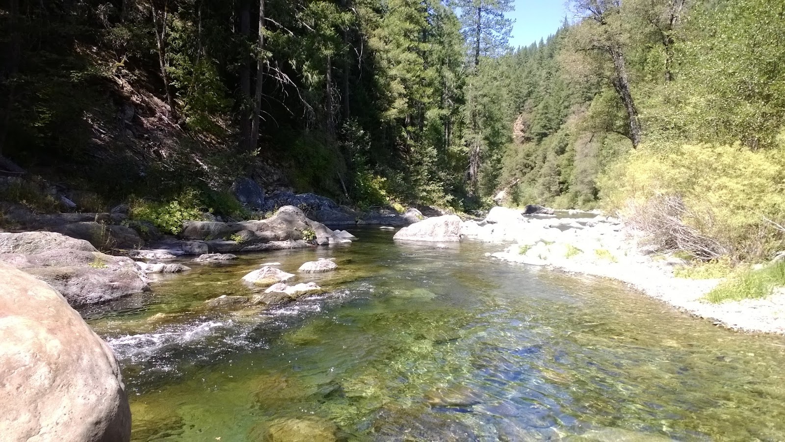 #Droughtlife North Fork of the Yuba River